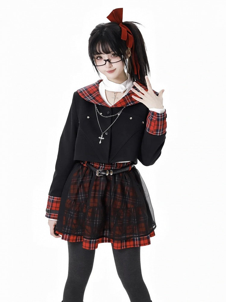 取り外し可能なカットアウトブラウスネックライン、ホワイトチャームクロスカーブヘム