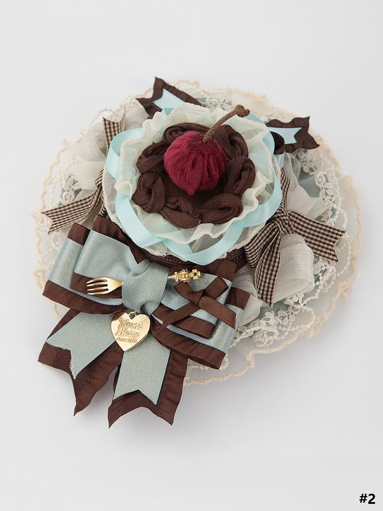 Green Lace Mini Mint With Options 4 Chocolate Clips Sweet Dessert Lolita Hat