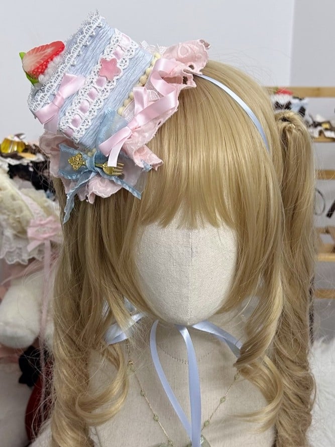 With Cake Hat Mini Clips Lolita 6 Sweet Options Color Triangle