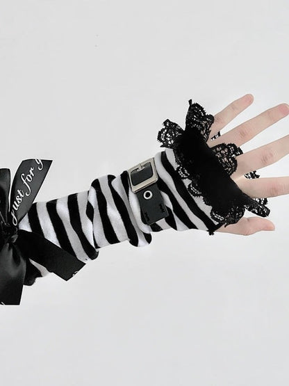 2 Arm - Bow Lace Warmers Colors