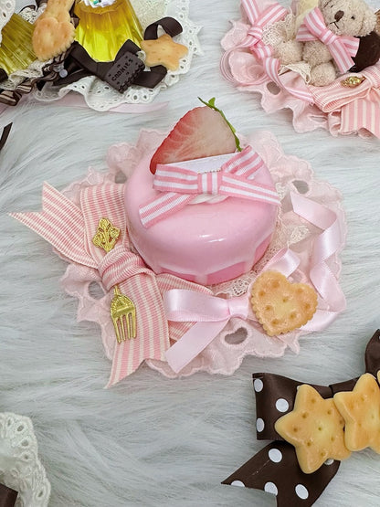 Color Options Cream Hat Sweet Cake Lolita Mini 2