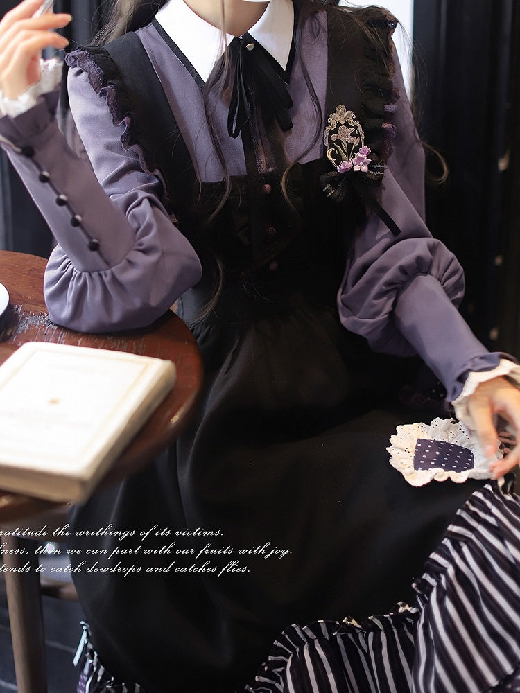 Bow Tie Black Lace Trim