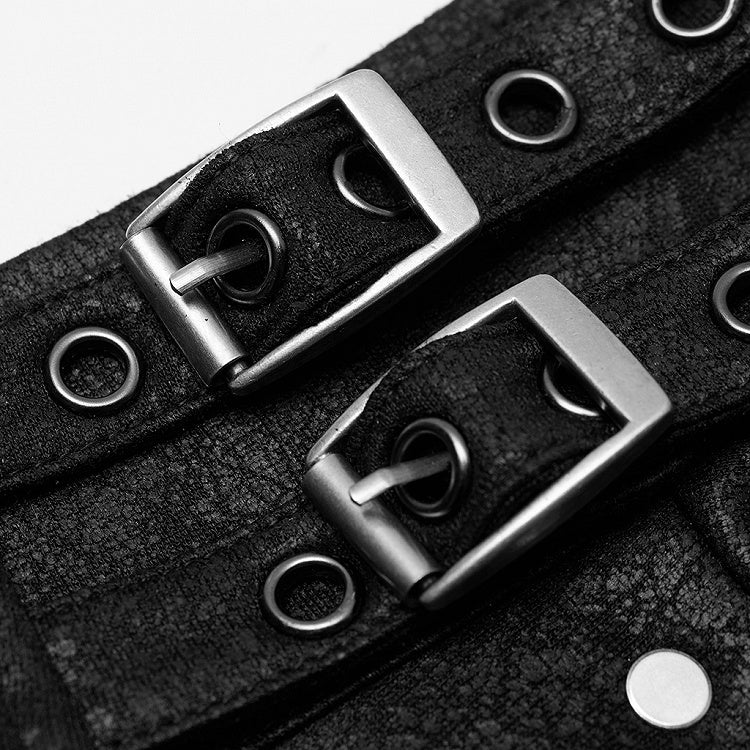 Black Men's Punk One-Arm Shoulder Armor