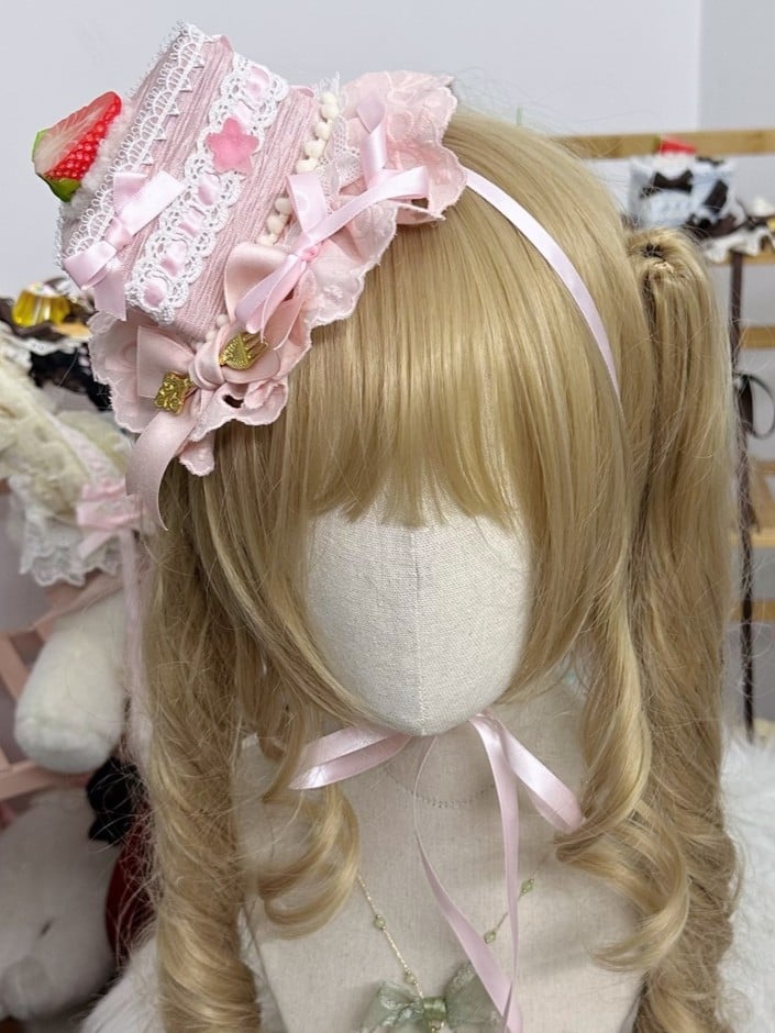 Mini Options Lolita Clips 6 Triangle With Color Hat Sweet Cake