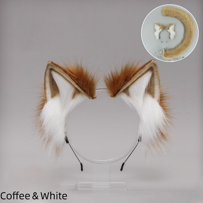 Lolita KC 9 Ear Fur Faux Kitty Colors