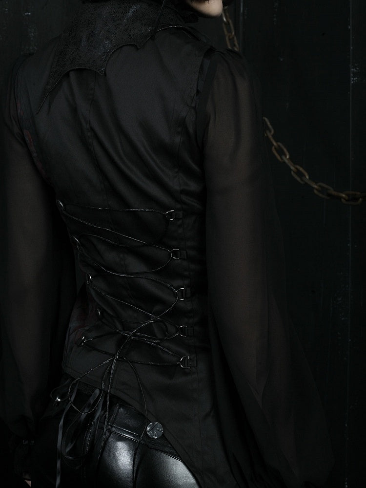 Black Gothic Vest