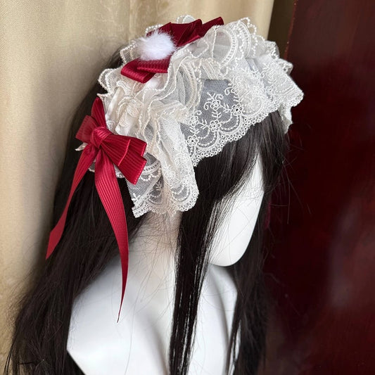 Lolita Hairband Four-Color - Set Lace Hime