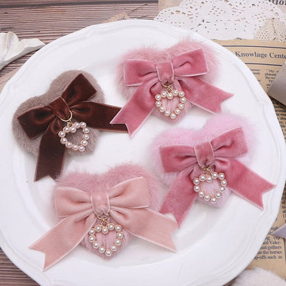 Options Kei Jirai Color Heart-shaped Bow Hairclip Plush 11