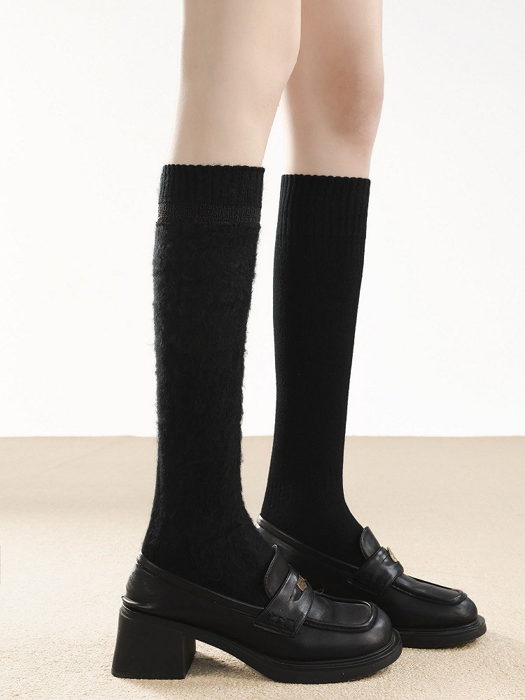 Calf Knit Socks 3-Color