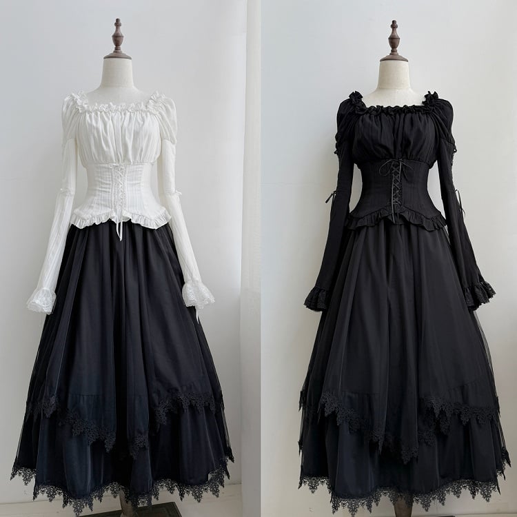 Skirt Under Black