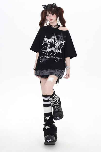 ストラップレス スターリー スイート クール デザイン アメリカン トップス