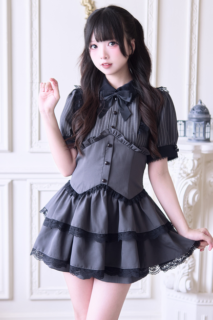 デュークケーキパフ + リトルトップスカート