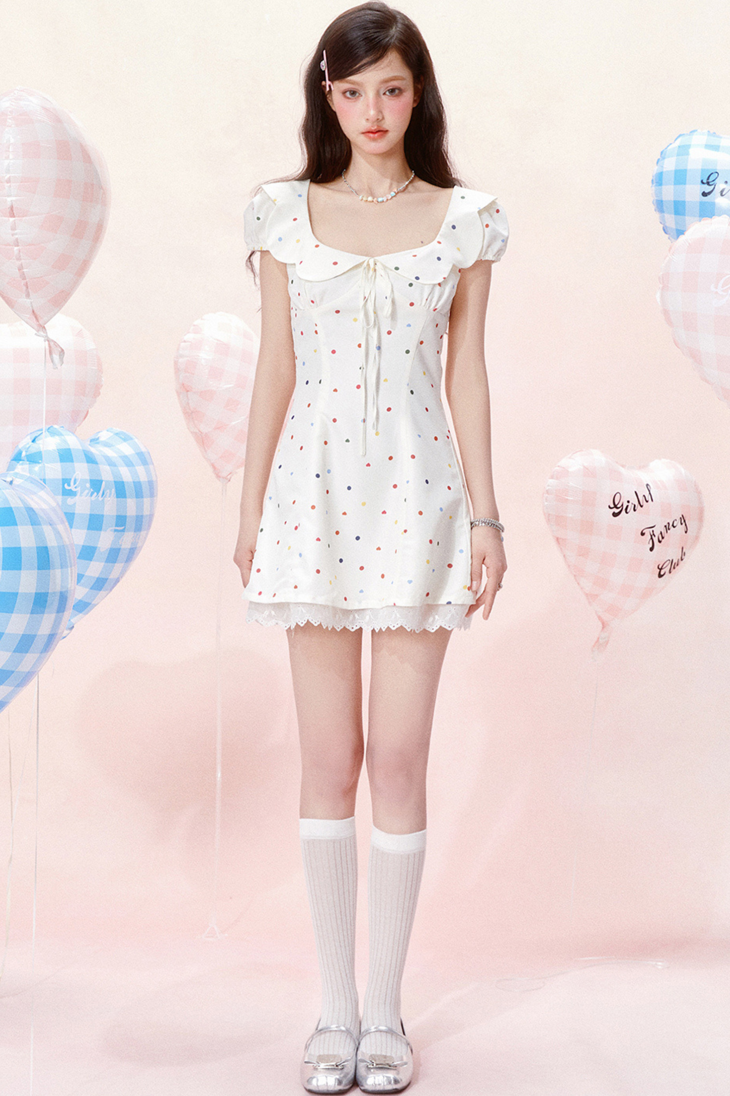 Kleid Jumping Dot Color