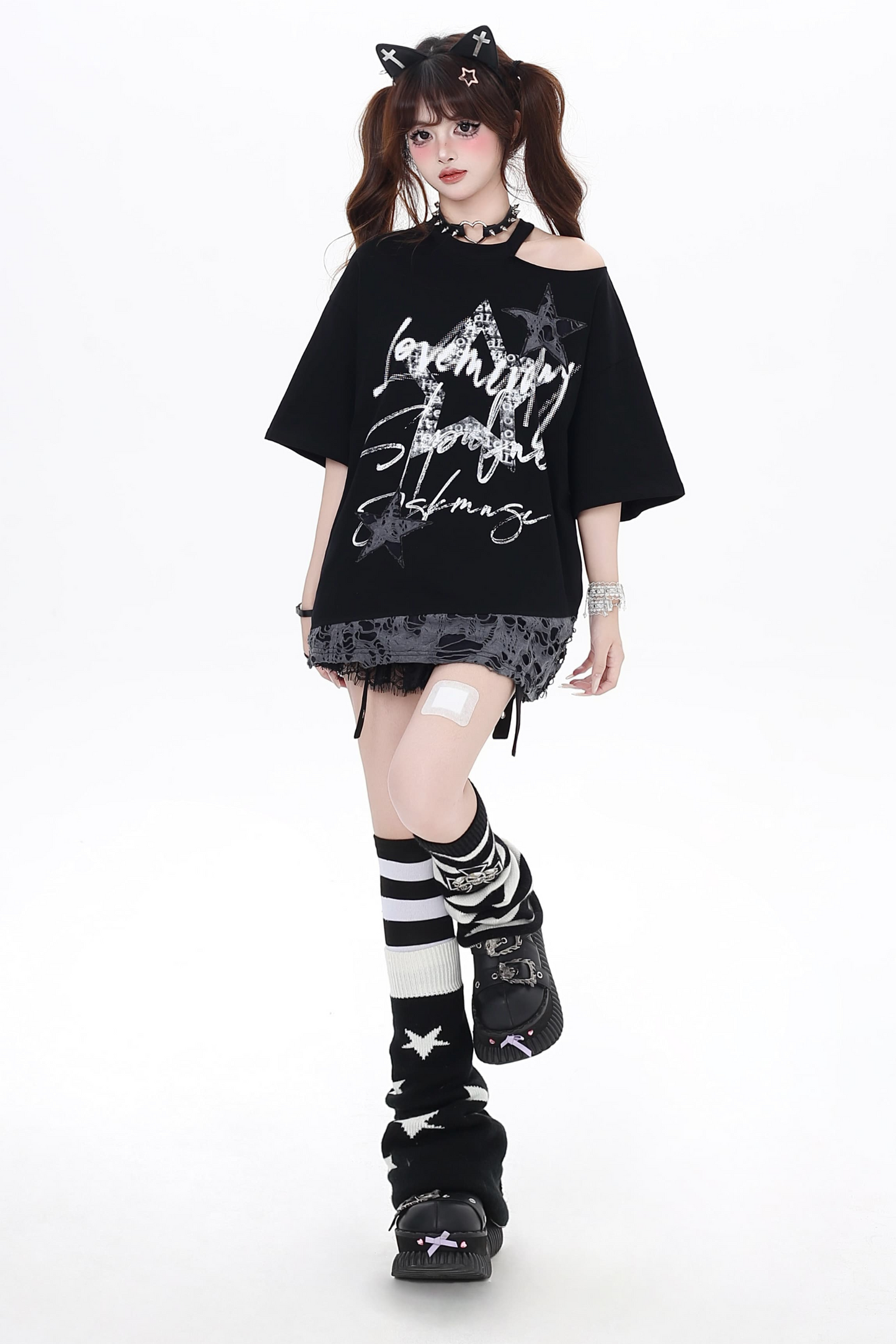 American Sweet Design Top Starry Strapless Cool