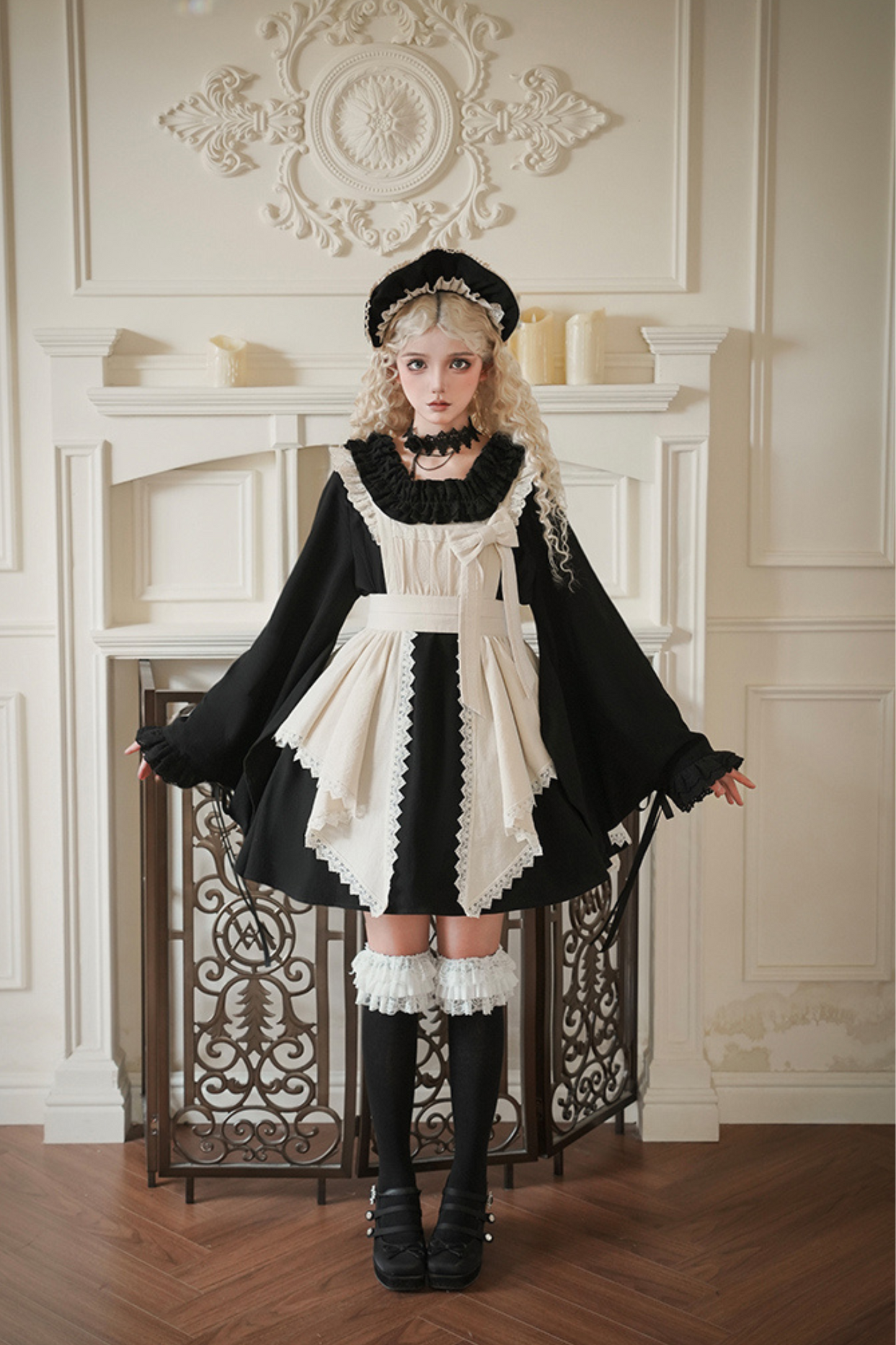 Apron Dress + Lolita Doll Gothic