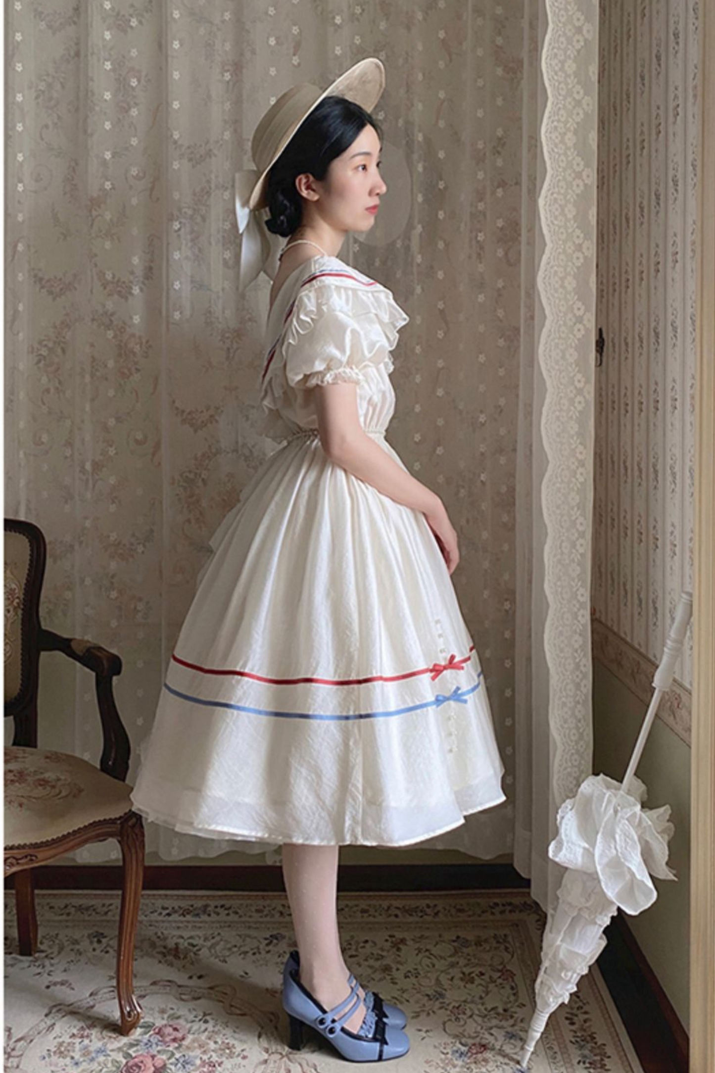 Lolita Dress Flared Volume Little