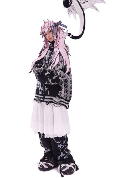 帽子ポニーテールダブルウィッグ