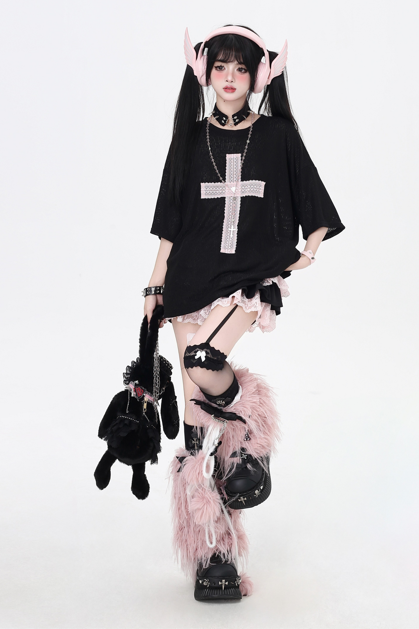 クロストップスパッチルーズサブカルチャー