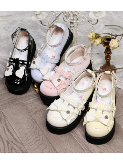 Single Lolita Flat Round Toe Shoes