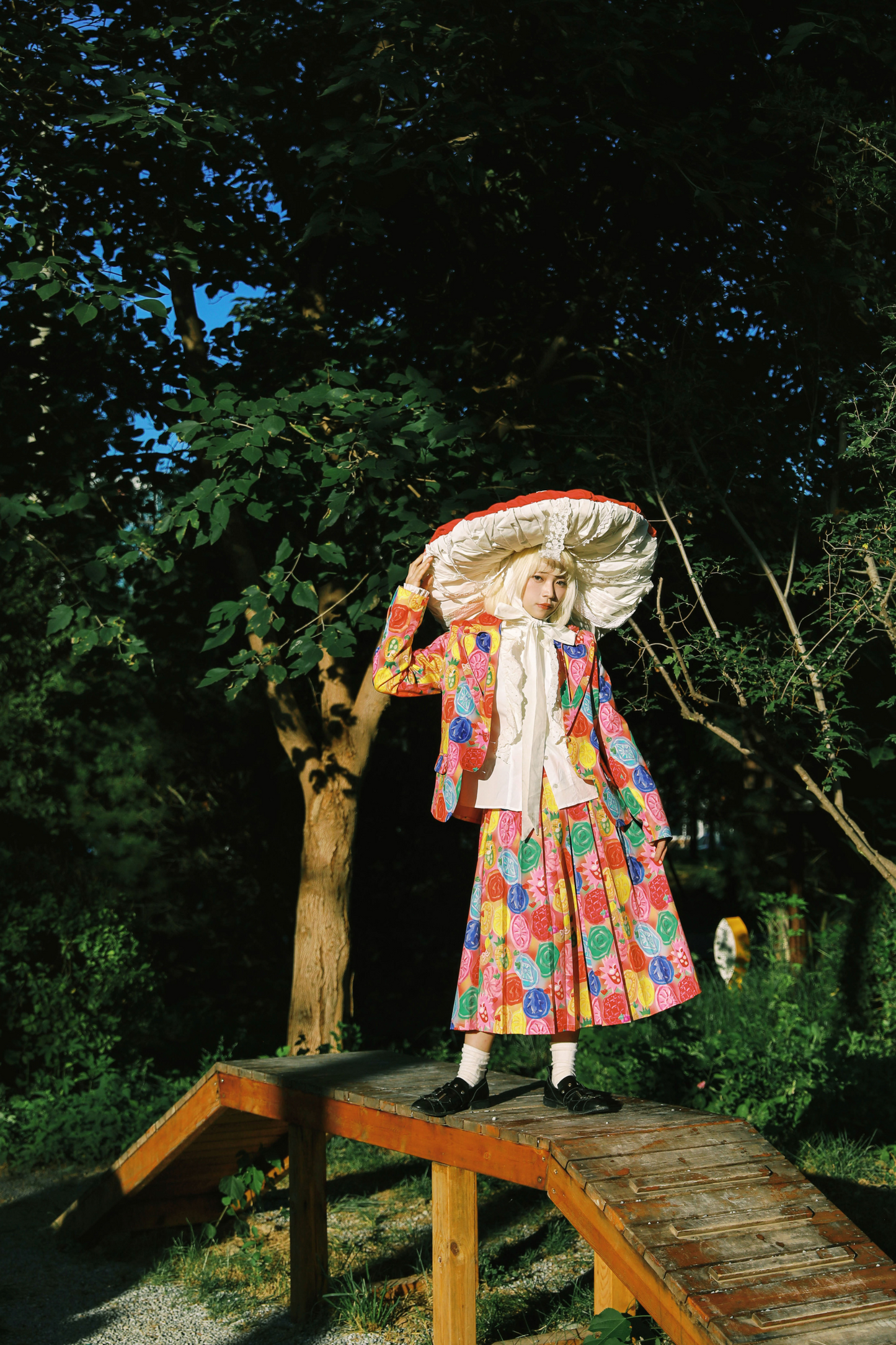 ジャケットy2k + 襟付きスカートファンタジー