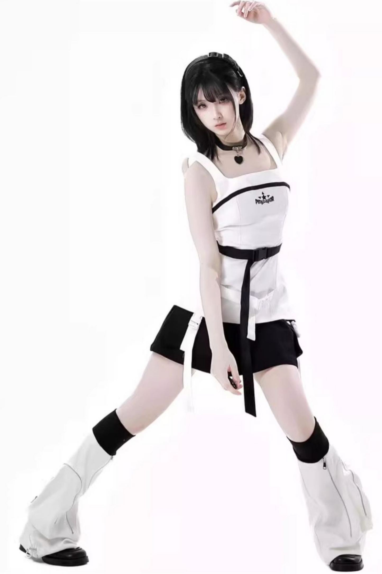 + キャミソール レッグスカート モードウォーマー サイバートップ