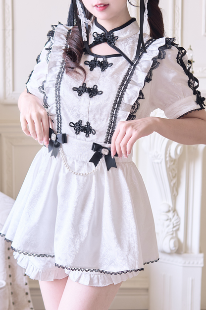 チャイナバンヘアピンペア＋スイートのセットアップ