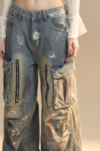 Pants Breeze Leg Jeans Wide