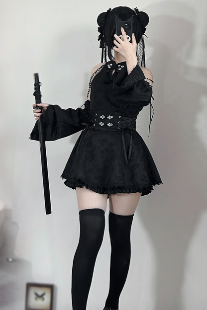 フリルスタンド+トップアイテムチャイナマインリザーブパンツアクセサリー