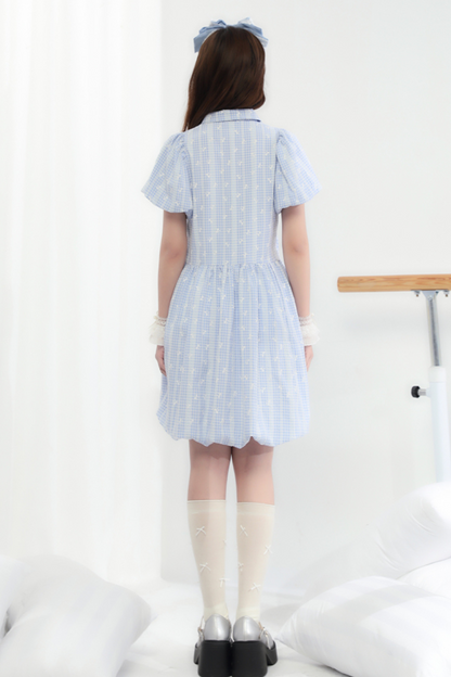 Kleid mit Blumenärmeln, Bubble Princess Love