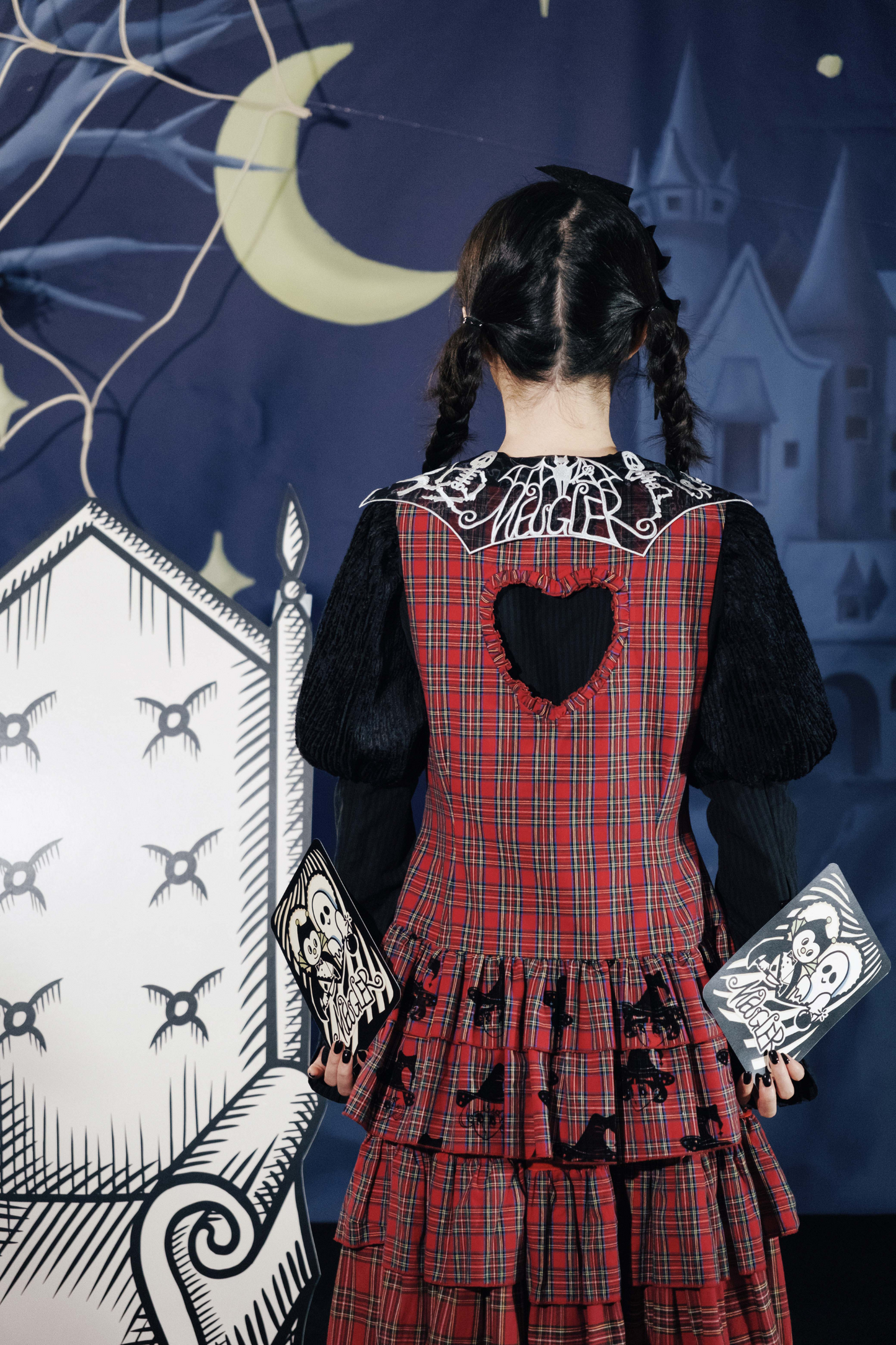 ドラキュラチェックノースリーブトップス