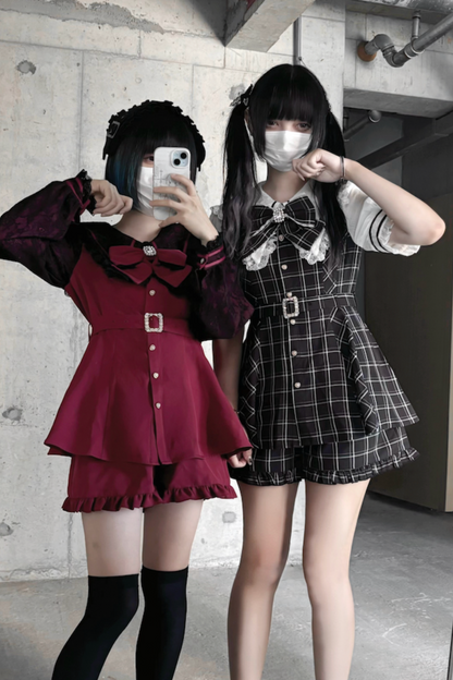 Reservations Sweet Shorts Top Ruffle Sailor + Dark