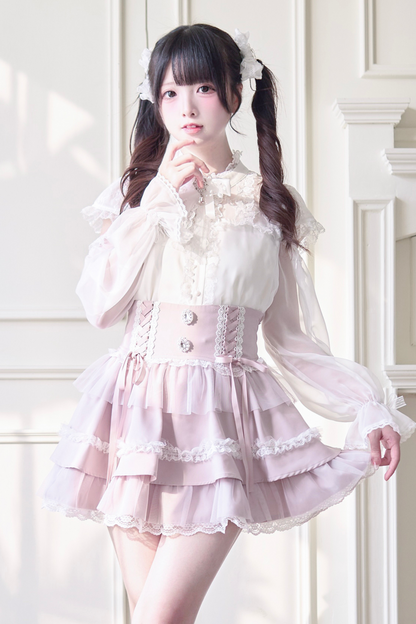 ブラウス シフォン スイート