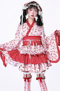 Retro Pop Kimono Lolita Tops