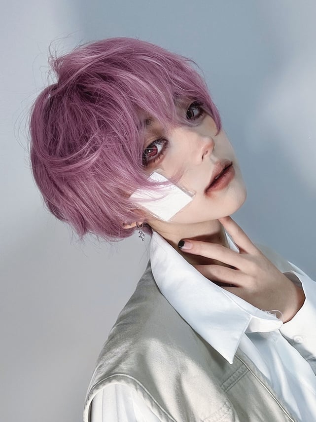 ピーチピンク王子ショートウィッグ