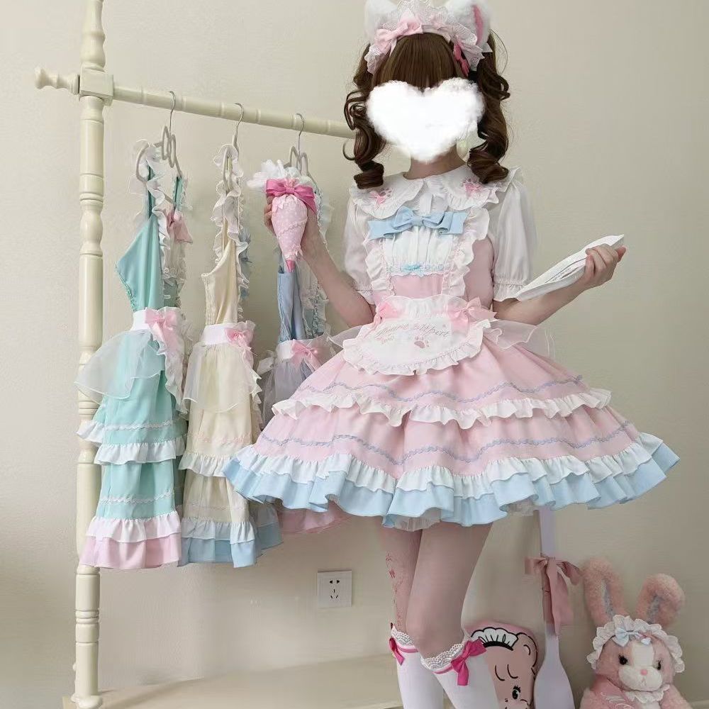 Lolita Cat Ear Story Sweet JSK Suspender Dress
