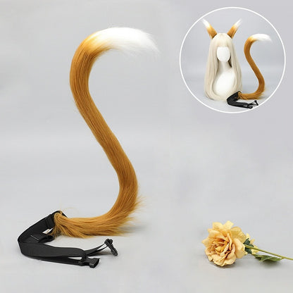 Colors Lolita Kitty Fur Long Cute 5 Faux Tail