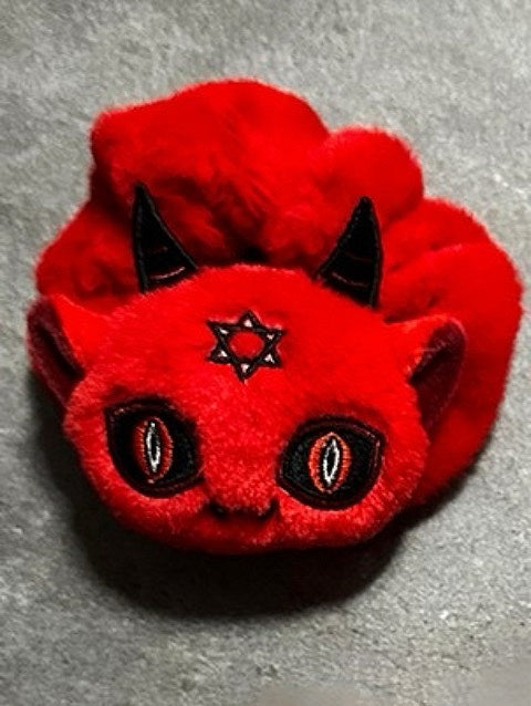 Red Scrunchie Gothic Devil