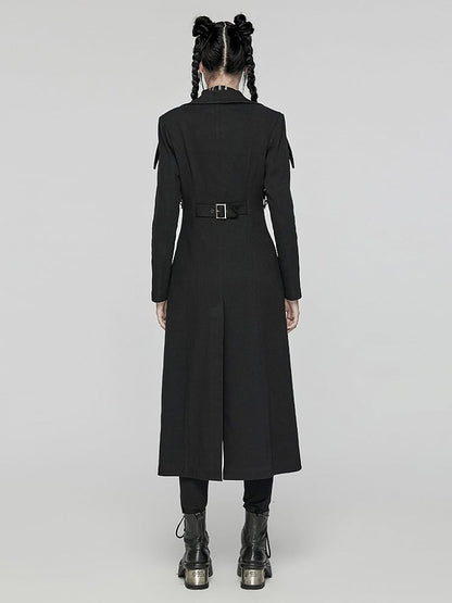 Black Visual Heavy-processed Punk Coat