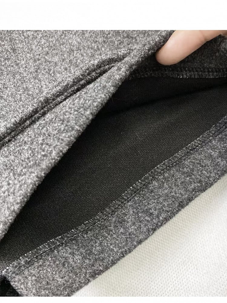 Y2K with Set Waist Belt Skort Design Low Dark Gray