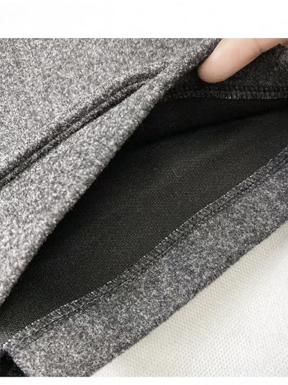 Y2K with Set Waist Belt Skort Design Low Dark Gray