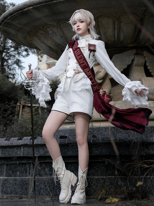 Dark Ribbon Red Blue Black /