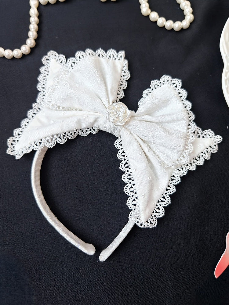 Blue White / KC Purple Lolita Pink Bow