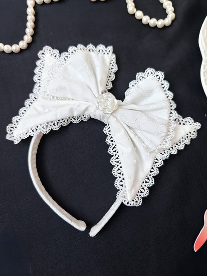 Blue White / KC Purple Lolita Pink Bow