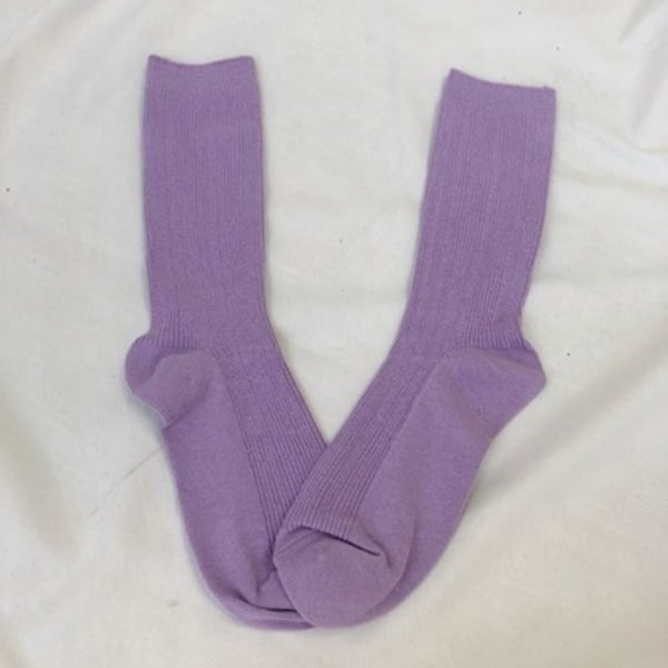 Cute Socks 10 JK Colors Cotton Solid-Color