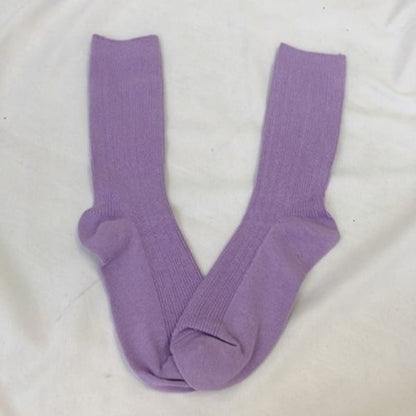 Cute Socks 10 JK Colors Cotton Solid-Color