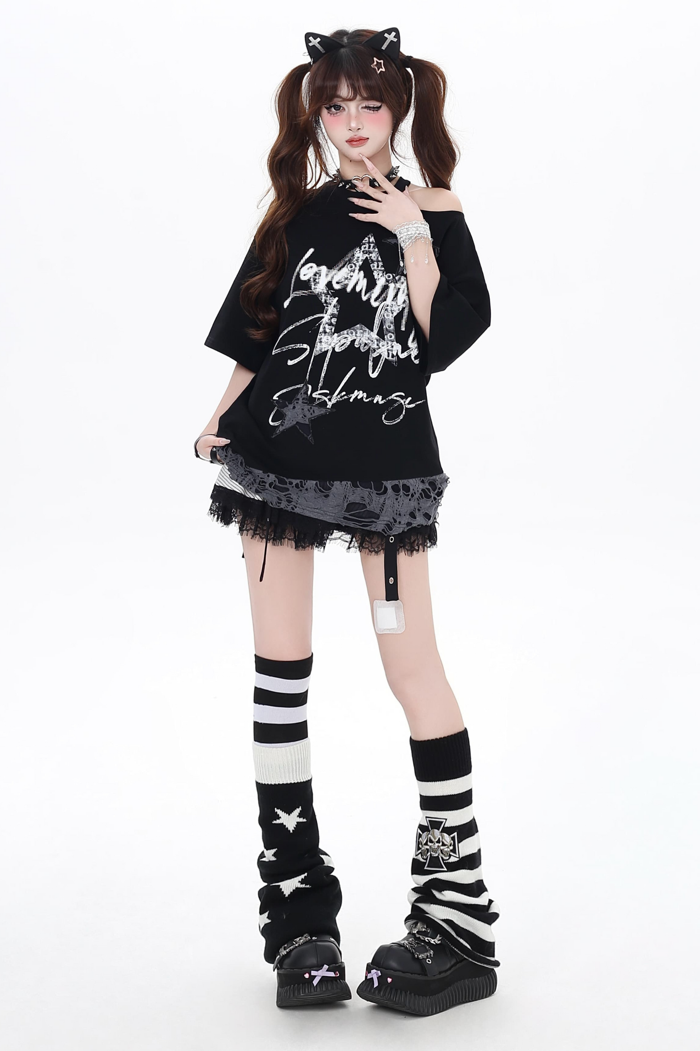 ストラップレス スターリー スイート クール デザイン アメリカン トップス