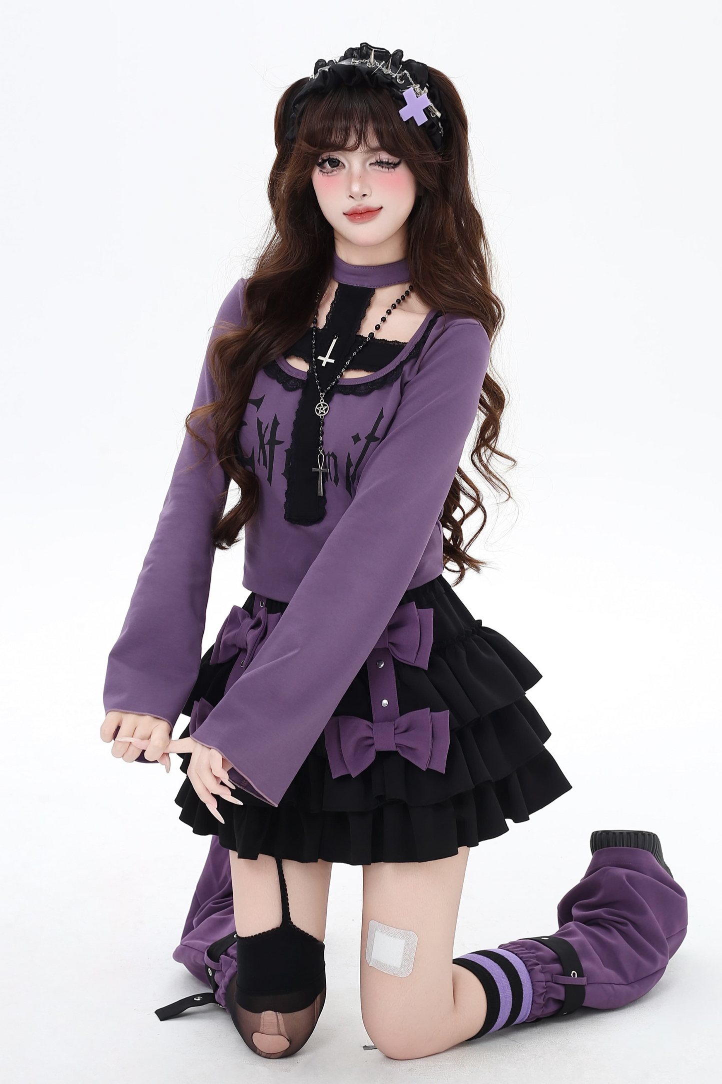 Asian Top Gothic Neck Halter