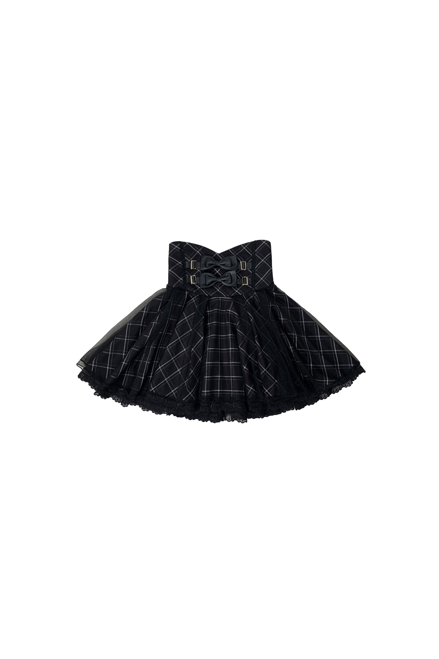 Band + Bluse Rock Produkt Süße Große Mine Bogen Reservierung Taille Hohe