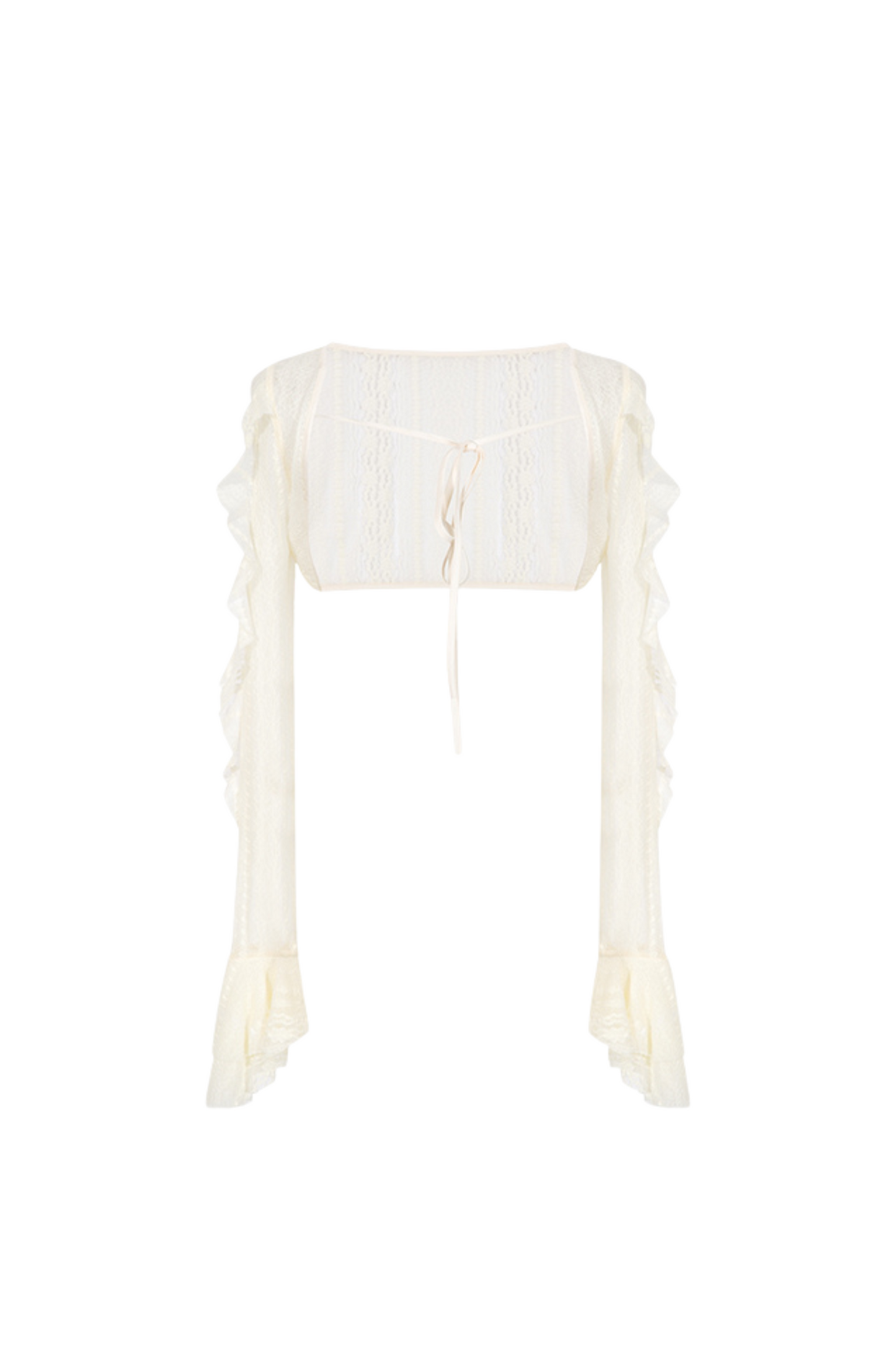 ショート丈のフレンチシアーカーディガン