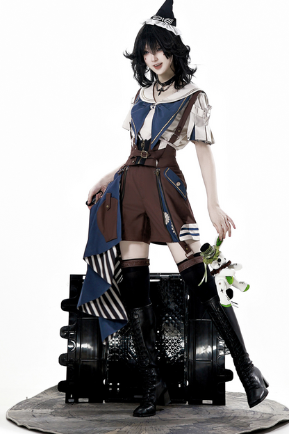 ボーイッシュセットアップスチームパンクプリンス